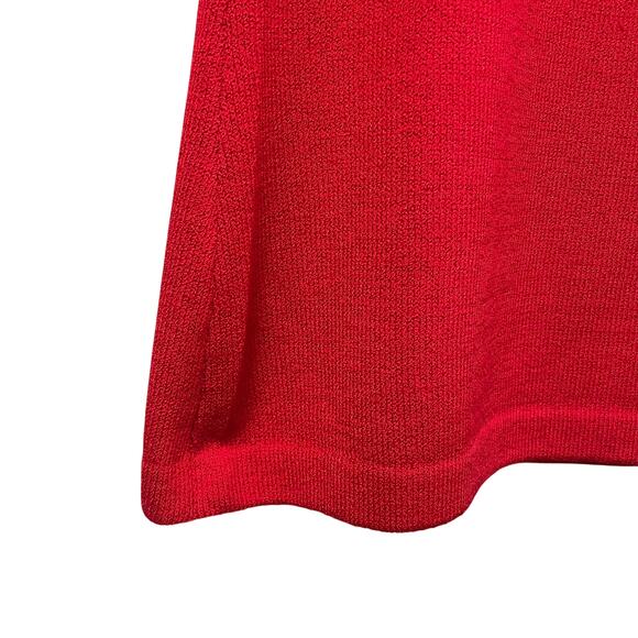 St. John Collection Santana Knit Dark Red Tank Top Womens Size Medium - Picture 2 of 6